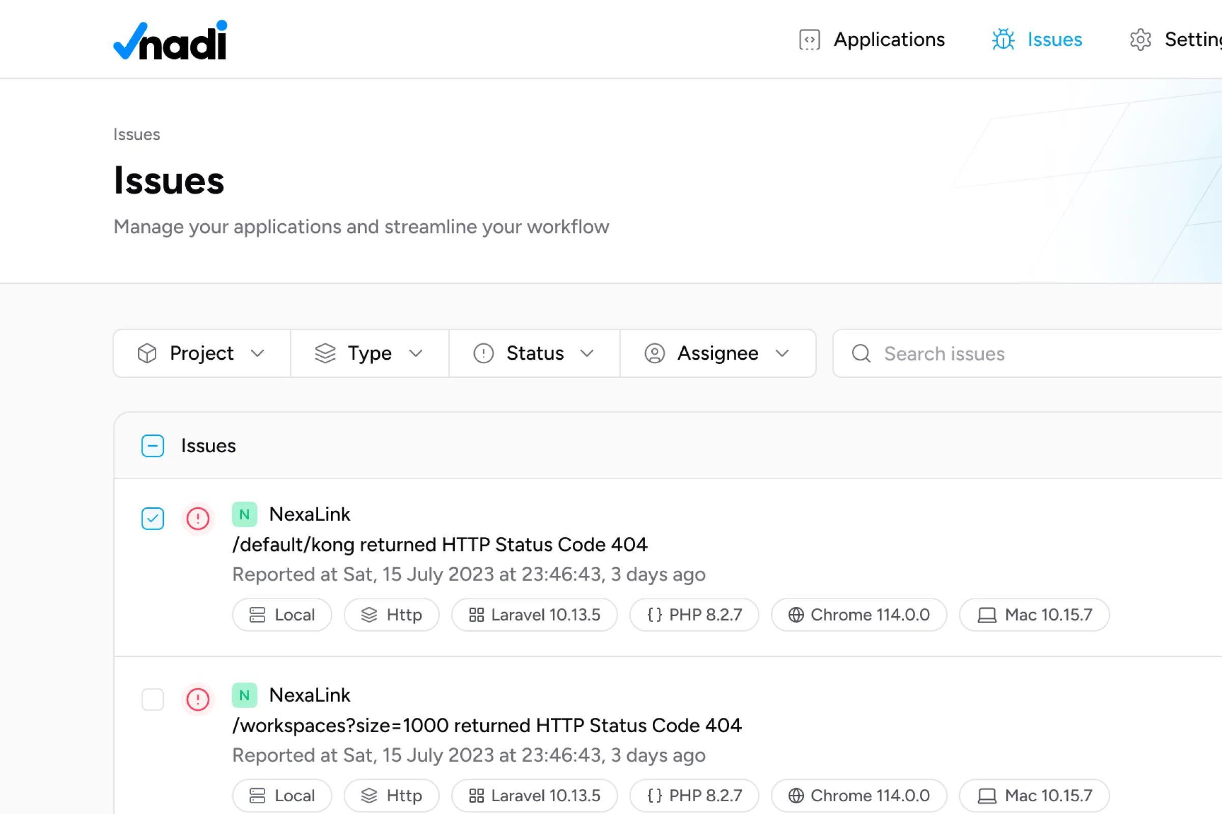 Nadi screenshot 1